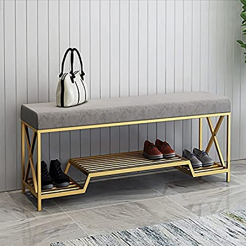 YKCITSQTR Schuhhocker Flanellschuh Rack Bank - Aufbewahrungsbank für Wohnzimmereingang & Flur Schuhschrank - Bequeme und stilvolle Sitzlösung YKCITSQTR Schuhhocker Flanellschuh Rack Bank - Aufbewahrungsbank für Wohnzimmereingang & Flur Schuhschrank - Bequeme und stilvolle Sitzlösung von YKCITSQTR