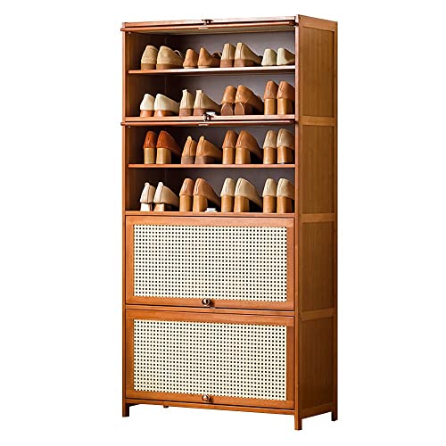 YKCITSQTR Schuhregal mit Sitz, moderner Schuhschrank Organizer - Industriestil Schuhbank Aufbewahrungsregal für Schlafzimmer Flur Wohnzimmer Eingangs von YKCITSQTR