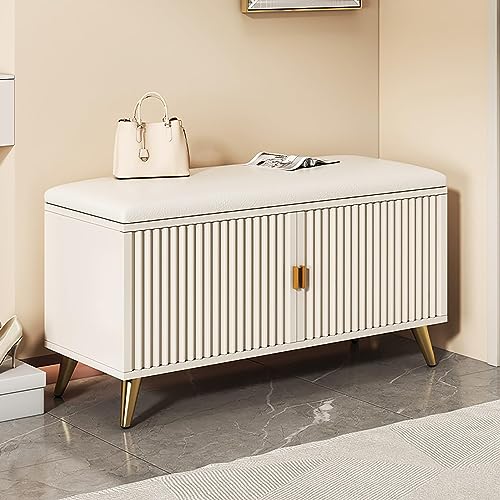 YKCITSQTR Schuhregalbank mit Tür, moderner schlanker versteckter Schuhschrank -Organizer mit Sitz für High Heels - perfekt für Eingänge, Schränke, Flure YKCITSQTR Schuhregalbank mit Tür, moderner schlanker versteckter Schuhschrank -Organizer mit Sitz für High Heels - perfekt für Eingänge, Schränke, Flure von YKCITSQTR