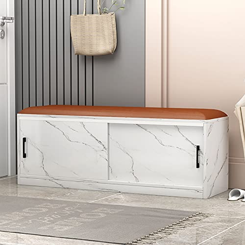 YKCITSQTR Schuhspeicherbank mit Sit -Kissen | Holzeingangsbank mit Lagerung und 2 Schränken | Ideal für Wohnzimmer und Schlafzimmer | 90 * 35 * 43 cm YKCITSQTR Schuhspeicherbank mit Sit -Kissen | Holzeingangsbank mit Lagerung und 2 Schränken | Ideal für Wohnzimmer und Schlafzimmer | 90 * 35 * 43 cm von YKCITSQTR