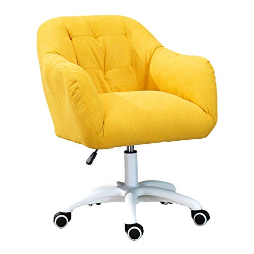 YKCITSQTR Schwenkbarer Schreibtischstuhl Velvet Polsterer ergonomischer Computerstuhl, einstellbar YKCITSQTR Schwenkbarer Schreibtischstuhl Velvet Polsterer ergonomischer Computerstuhl, einstellbar von YKCITSQTR