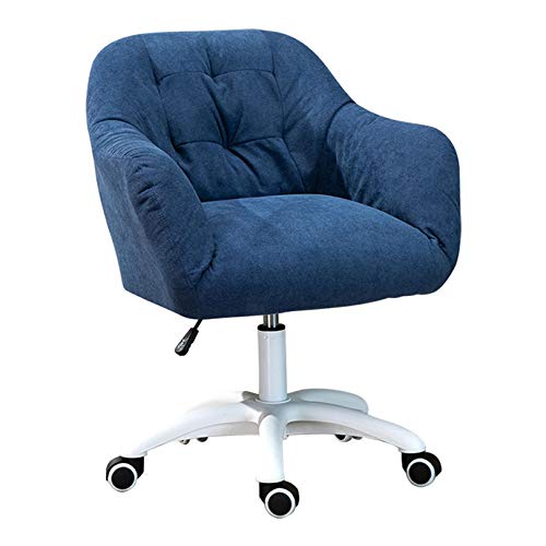 YKCITSQTR Schwenkbarer Schreibtischstuhl Velvet Polsterer ergonomischer Computerstuhl, einstellbar von YKCITSQTR