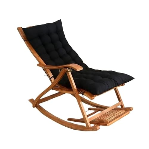 Lounge-Stuhlkissen, Ersatzkissen for Garten-Sonnenliegen, Sitzkissen for den Außenbereich for Liegestühle, 48 x 120 cm(Dark Blue) von YKJGRTF