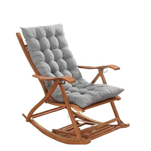Lounge-Stuhlkissen, Ersatzkissen for Garten-Sonnenliegen, Sitzkissen for den Außenbereich for Liegestühle, 48 x 120 cm(Gray) von YKJGRTF
