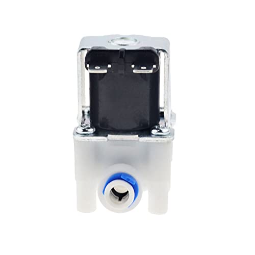 Rohrventil-1pc Elektrisches Magnetventil Magnetisch DC 12V Wasserlufteinlass Durchflussschalter 1/4" 12V 24V 220V Magnetischer Waschmaschinenspender Grit Flap Disc (Größe: 220V) von YKJGRTF