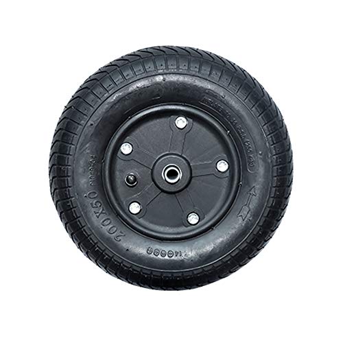 Rollen und Räder, Universalrad ， 8-Zoll-Vorderrad Elektrorollstuhl Reifenzubehör Aufblasbares fötales festes fetales Rad hitzebeständiges langlebiges Fahrzeug Durchmesser 190 mm(A) von YKJGRTF