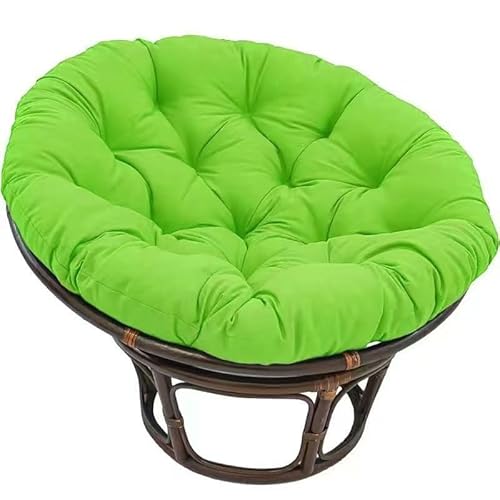 Rundes Sitzkissen, Stuhlpolster for die Terrasse im Freien, Stuhlkissen for drinnen und draußen oder Meditationskissen (ohne Stuhl), 1 Stück(Green,80cm(31.49inch)) von YKJGRTF