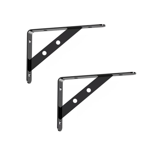 YKJGRTF Klappbare Regalhalterungen, herunterklappbare Wandmontage, dreieckige Halterung, tragende Wandhalterung, Lagerregal-Laminat-Stützrahmen(200mm) von YKJGRTF