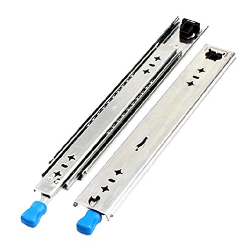cabinet drawer slides, runners1 Pair Heavy Duty 120kg Industrial Drawer Slide,Side Mount Full Extension Runners with Lock,for Kitchen Cabinet,Warehouse,Equipment,Vehicles (36in/900mm)(24in/600mm) von YKJGRTF