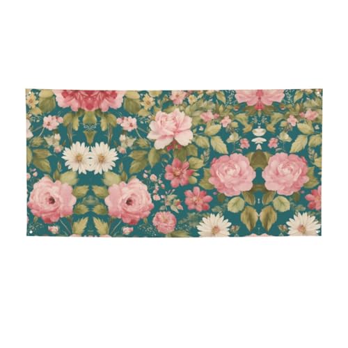 Party-Banner mit Blumendruck, personalisierbar, "Happy Birthday", perfekt für festliche Dekorationen Party-Banner mit Blumendruck, personalisierbar, "Happy Birthday", perfekt für festliche Dekorationen von YKJJFVZ