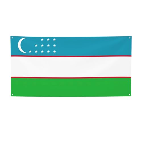 Party-Banner mit Flagge der Republik Usbekistan, personalisierbar, perfekt für festliche Dekorationen Party-Banner mit Flagge der Republik Usbekistan, personalisierbar, perfekt für festliche Dekorationen von YKJJFVZ