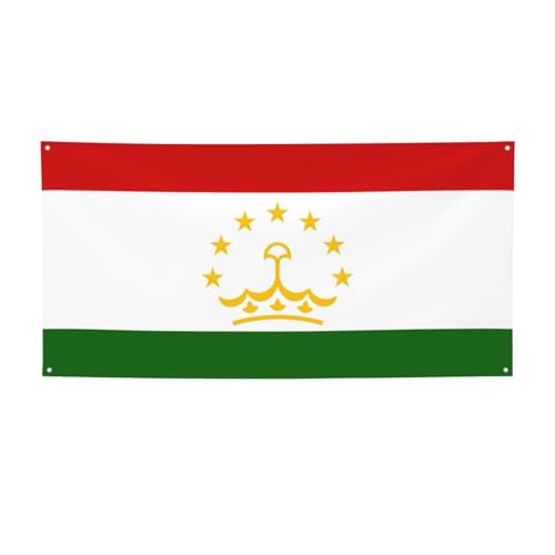 Party-Banner mit Flagge von Tadschikistan, personalisierbar, perfekt für festliche Dekorationen Party-Banner mit Flagge von Tadschikistan, personalisierbar, perfekt für festliche Dekorationen von YKJJFVZ