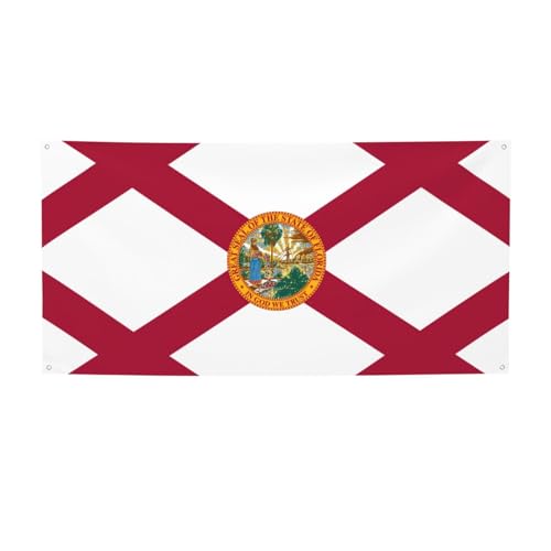 Party-Banner mit Florida-Flagge, personalisierbar, perfekt für festliche Dekorationen Party-Banner mit Florida-Flagge, personalisierbar, perfekt für festliche Dekorationen von YKJJFVZ