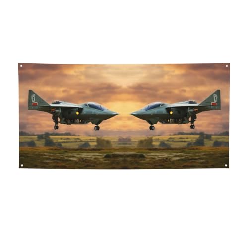 Party-Banner mit Flugzeugkampfjets, personalisierbar, perfekt für festliche Dekorationen Party-Banner mit Flugzeugkampfjets, personalisierbar, perfekt für festliche Dekorationen von YKJJFVZ
