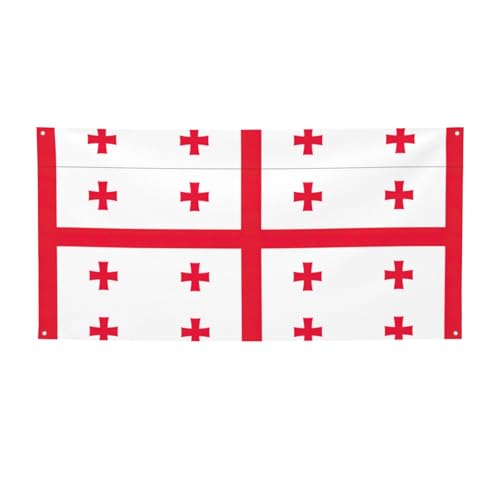 Party-Banner mit Georgien-Motiv, personalisierbar, perfekt für festliche Dekorationen Party-Banner mit Georgien-Motiv, personalisierbar, perfekt für festliche Dekorationen von YKJJFVZ