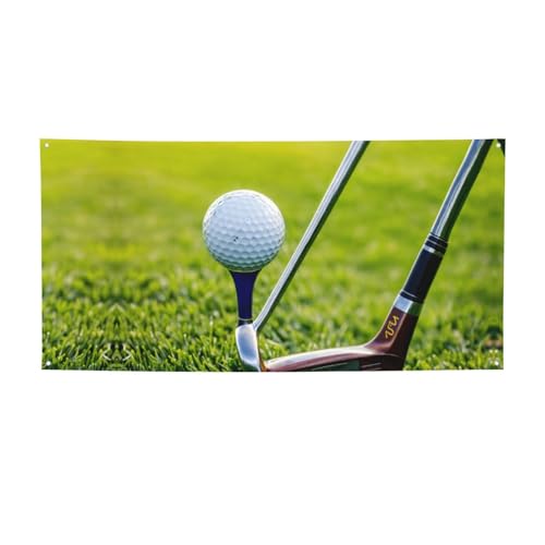 Party-Banner mit Golfplatz-Druck, personalisierbar, "Happy Birthday", perfekt für festliche Dekorationen Party-Banner mit Golfplatz-Druck, personalisierbar, "Happy Birthday", perfekt für festliche Dekorationen von YKJJFVZ