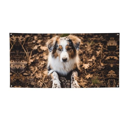 Party-Banner mit Hundeknochen und Pfotenabdrücken, personalisierbar, perfekt für festliche Dekorationen Party-Banner mit Hundeknochen und Pfotenabdrücken, personalisierbar, perfekt für festliche Dekorationen von YKJJFVZ