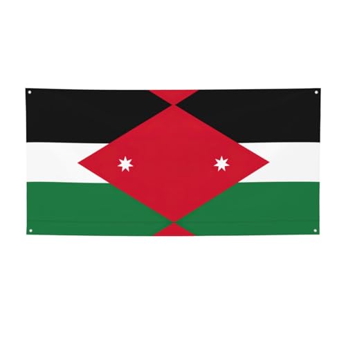 Party-Banner mit Jordanien-Flagge, personalisierbar, perfekt für festliche Dekorationen Party-Banner mit Jordanien-Flagge, personalisierbar, perfekt für festliche Dekorationen von YKJJFVZ