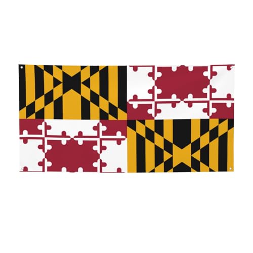 Party-Banner mit Maryland-Staatsflagge, personalisierbar, perfekt für festliche Dekorationen Party-Banner mit Maryland-Staatsflagge, personalisierbar, perfekt für festliche Dekorationen von YKJJFVZ