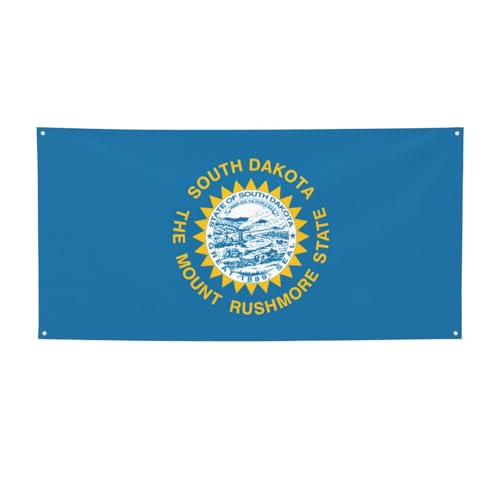 Party-Banner mit South Dakota-Flagge, personalisierbar, perfekt für festliche Dekorationen Party-Banner mit South Dakota-Flagge, personalisierbar, perfekt für festliche Dekorationen von YKJJFVZ