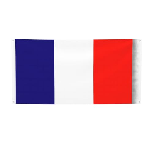 Party-Banner mit französischer Flagge, personalisierbar, perfekt für festliche Dekorationen Party-Banner mit französischer Flagge, personalisierbar, perfekt für festliche Dekorationen von YKJJFVZ