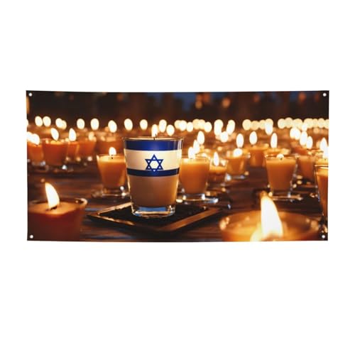 Party-Banner mit israelischer Flagge, personalisierbar, perfekt für festliche Dekorationen Party-Banner mit israelischer Flagge, personalisierbar, perfekt für festliche Dekorationen von YKJJFVZ