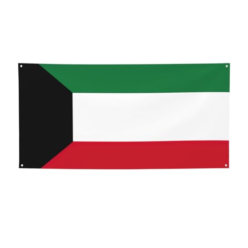 Party-Banner mit kuwaitischer Flagge, personalisierbar, perfekt für festliche Dekorationen Party-Banner mit kuwaitischer Flagge, personalisierbar, perfekt für festliche Dekorationen von YKJJFVZ