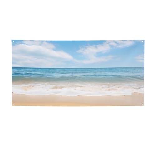 Party-Banner mit schönem Blick auf das Meer, personalisierbar, perfekt für festliche Dekorationen Party-Banner mit schönem Blick auf das Meer, personalisierbar, perfekt für festliche Dekorationen von YKJJFVZ