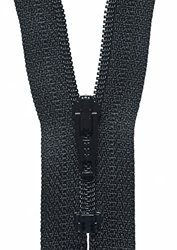 YKK 04046580 Spiralreißverschluss, Nylon, Nein 580 Black, 46 cm Length von YKK