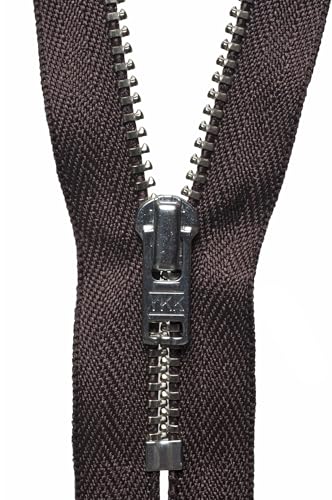 YKK Auto Lock Reißverschluss No.570 braun 15cm Länge von YKK