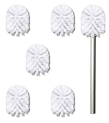 1 X Klobürste + 5 X Ersatz Bürstenkopf，WC-Bürste Toilettenbürste Klobürsten Ersatz-Bürste. von YKKJ