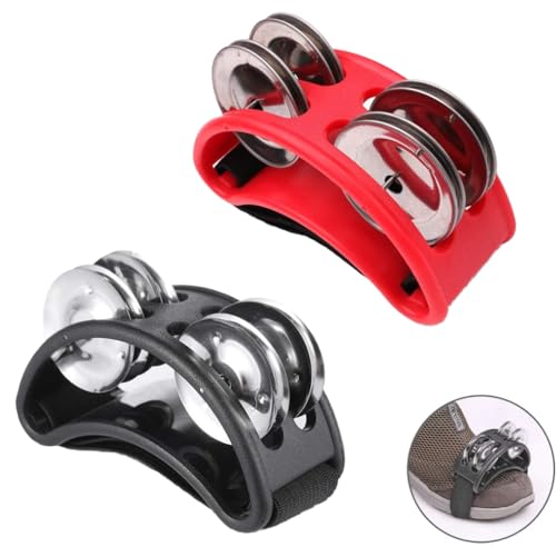 2 stück Tamburin Hand Tamburin Glocken,Hand Tambourin,Mini Percussion Tamburine Bulk Hand Held Percussion Drum Musical Rhythmus Instrument. 2 stück Tamburin Hand Tamburin Glocken,Hand Tambourin,Mini Percussion Tamburine Bulk Hand Held Percussion Drum Musical Rhythmus Instrument. von YKKJ