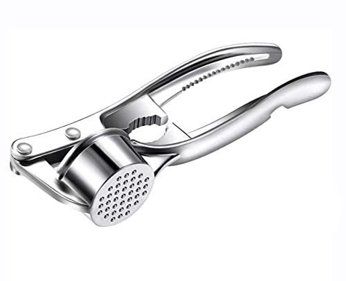 Garlic Press，Knoblauchpresse Edelstahl，für Frischen Knoblauch/Ingwer/Nuss. von YKKJ