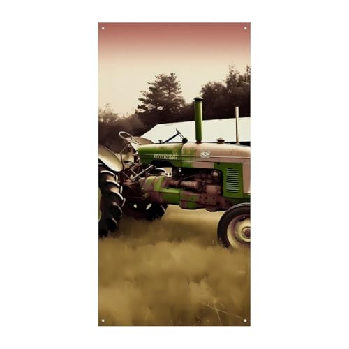 Geburtstags-Banner, mehrfarbig, Wimpelkette, Flaggen, hängende Dekoration, alter Traktor, Foto, Bauernhof, Feier, Jahrestag, Taufe, Türvorhang Geburtstags-Banner, mehrfarbig, Wimpelkette, Flaggen, hängende Dekoration, alter Traktor, Foto, Bauernhof, Feier, Jahrestag, Taufe, Türvorhang von YKLBV