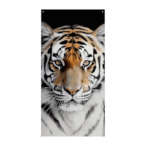 Geburtstags-Banner, mehrfarbig, Wimpelkette, Flaggen, hängende Dekoration, ein Tiger, Feier, Jahrestag, Taufe, Türvorhang Geburtstags-Banner, mehrfarbig, Wimpelkette, Flaggen, hängende Dekoration, ein Tiger, Feier, Jahrestag, Taufe, Türvorhang von YKLBV