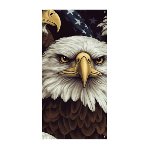 Geburtstagsbanner, mehrfarbig, Wimpelkette, Flaggen, hängende Dekoration, Weißkopfseeadler, Feier, Jahrestag, Taufe, Türvorhang Geburtstagsbanner, mehrfarbig, Wimpelkette, Flaggen, hängende Dekoration, Weißkopfseeadler, Feier, Jahrestag, Taufe, Türvorhang von YKLBV