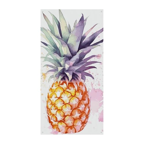 Geburtstagsbanner mehrfarbige Wimpelkette Flaggen hängende Dekoration Ananas Feier Jahrestag Taufe Türvorhang Geburtstagsbanner mehrfarbige Wimpelkette Flaggen hängende Dekoration Ananas Feier Jahrestag Taufe Türvorhang von YKLBV