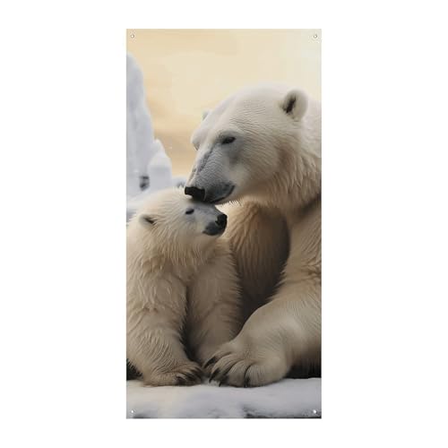 Geburtstagsbanner mehrfarbige Wimpelkette Flaggen hängende Dekoration Eisbär Liebe Feier Jahrestag Taufe Türvorhang Geburtstagsbanner mehrfarbige Wimpelkette Flaggen hängende Dekoration Eisbär Liebe Feier Jahrestag Taufe Türvorhang von YKLBV