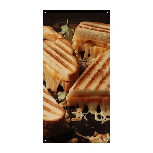 Geburtstagsbanner mehrfarbige Wimpelkette Flaggen hängende Dekoration Käse Sandwiches Feier Jahrestag Taufe Türvorhang Geburtstagsbanner mehrfarbige Wimpelkette Flaggen hängende Dekoration Käse Sandwiches Feier Jahrestag Taufe Türvorhang von YKLBV