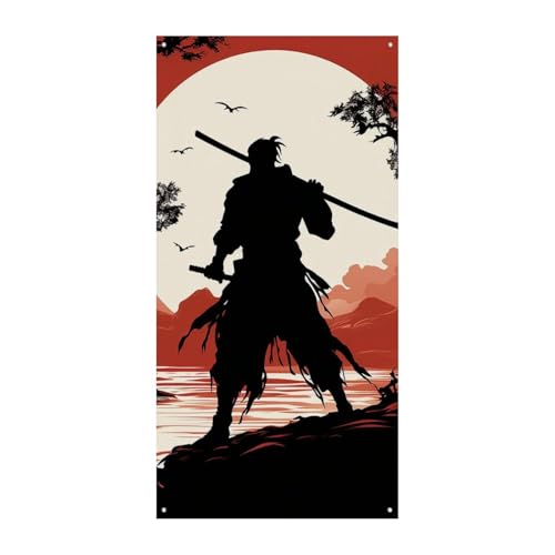 Geburtstagsbanner mehrfarbige Wimpelkette Flaggen hängende Dekoration Samurai Feier Jahrestag Taufe Türvorhang Geburtstagsbanner mehrfarbige Wimpelkette Flaggen hängende Dekoration Samurai Feier Jahrestag Taufe Türvorhang von YKLBV