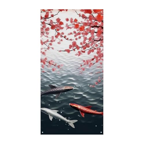 Geburtstagsbanner mehrfarbige Wimpelkette Flaggen hängende Dekoration Schwimmen mit Kirschblüte Feier Jahrestag Taufe Türvorhang Geburtstagsbanner mehrfarbige Wimpelkette Flaggen hängende Dekoration Schwimmen mit Kirschblüte Feier Jahrestag Taufe Türvorhang von YKLBV