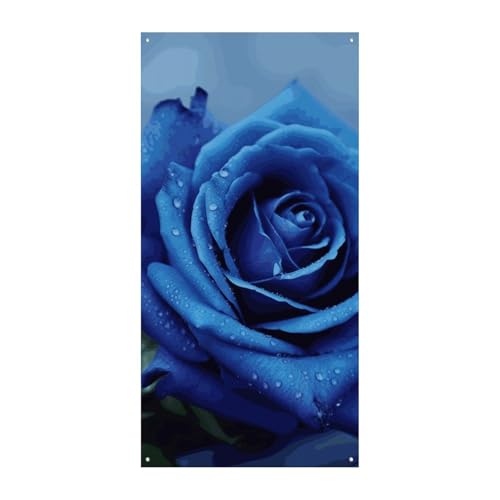 Geburtstagsbanner mehrfarbige Wimpelkette Flaggen hängende Dekoration romantische blaue Rose Feier Jahrestag Taufe Türvorhang Geburtstagsbanner mehrfarbige Wimpelkette Flaggen hängende Dekoration romantische blaue Rose Feier Jahrestag Taufe Türvorhang von YKLBV