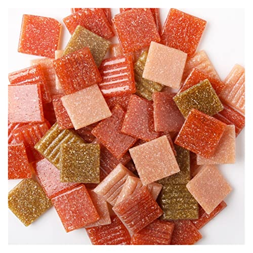 100 g, 2 cm, quadratische Mosaikfliesen, mehrfarbige Mosaikstücke, Steine ​​für die DIY-Mosaikherstellung, Basteln, Hobby, Kunst, Heim-Wanddekoration(6) von YKMYXZ