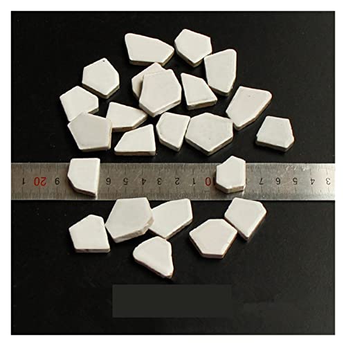 100 g 200 DIY Keramikmosaikfragmente in unregelmäßiger Form, freies Steinporzellanstück, handgefertigtes Material, Collage, kleine Fliesen(100g 09) von YKMYXZ