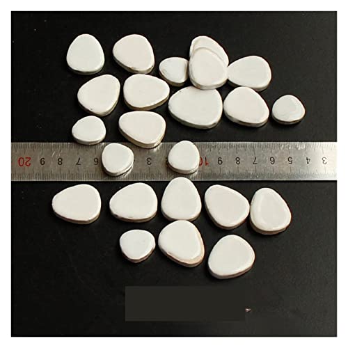 100 g 200 DIY Keramikmosaikfragmente in unregelmäßiger Form, freies Steinporzellanstück, handgefertigtes Material, Collage, kleine Fliesen(100g 13) von YKMYXZ