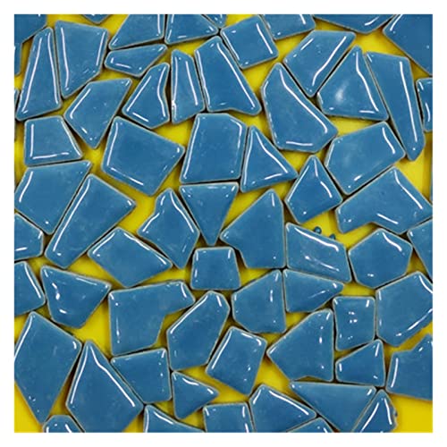 100 g unregelmäßige Mosaikherstellung, kreative Keramik-Mosaikfliesen, DIY-Hobby, Wandhandwerk, handgefertigte Dekorationsmaterialien, Mosaikstücke(F) von YKMYXZ