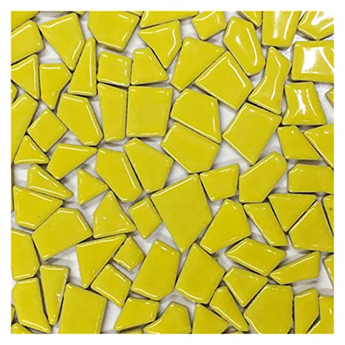 100 g unregelmäßige Mosaikherstellung, kreative Keramik-Mosaikfliesen, DIY-Hobby, Wandhandwerk, handgefertigte Dekorationsmaterialien, Mosaikstücke(L) von YKMYXZ
