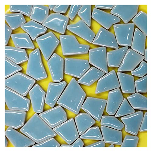 100 g unregelmäßige Mosaikherstellung, kreative Keramik-Mosaikfliesen, DIY-Hobby, Wandhandwerk, handgefertigte Dekorationsmaterialien, Mosaikstücke(N) von YKMYXZ
