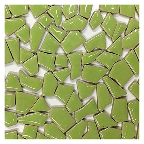 100 g unregelmäßige Mosaikherstellung, kreative Keramik-Mosaikfliesen, DIY-Hobby, Wandhandwerk, handgefertigte Dekorationsmaterialien, Mosaikstücke(S) von YKMYXZ