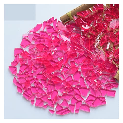 150 g Glasmosaikfliesen, unregelmäßiges, mehrfarbiges Mosaikstück, DIY-Mosaikherstellungssteine ​​für Handwerk, Hobby, Kunst, Heimwanddekoration(2) von YKMYXZ